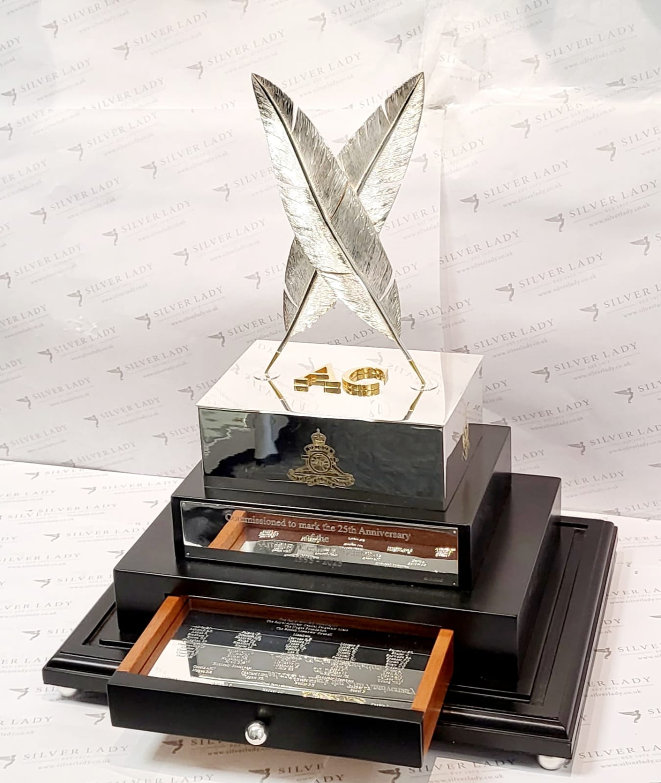 Image of the finished Association Silverpiece